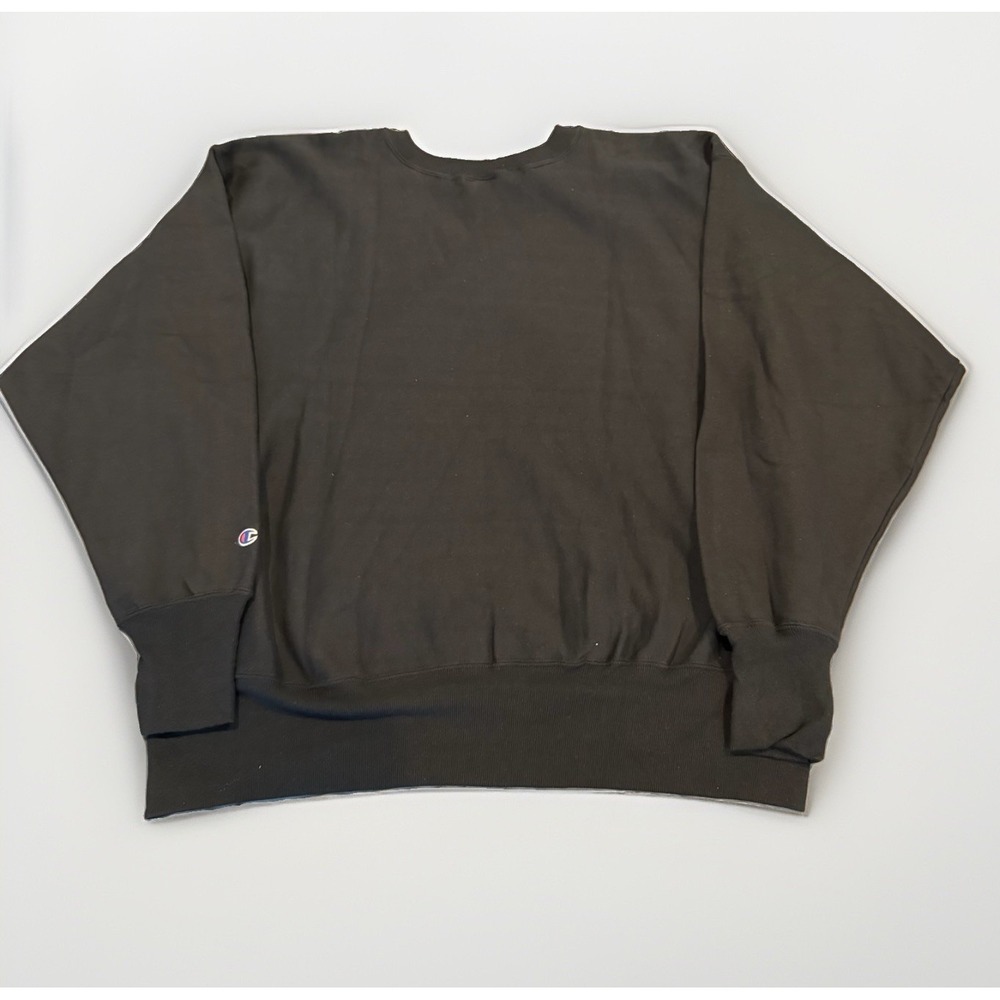 NWT Champion Reverse Weave Sweatshirt Mens XXL Black S1050N-003 Vintage Heavy - Picture 2 of 8